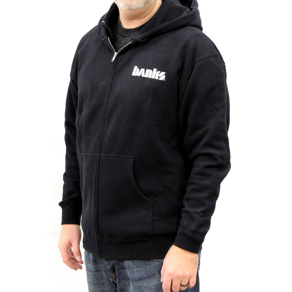 Hoodie Large Banks Logo Zip Hoodie Banks Power