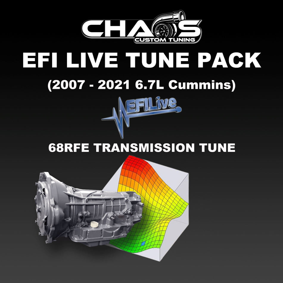 Chaos Custom Tuning EFI Live 68RFE Transmission Tune File (2007-2021 Cummins 6.7L - 68RFE) Transmission Tune File Chaos Custom Tuning 