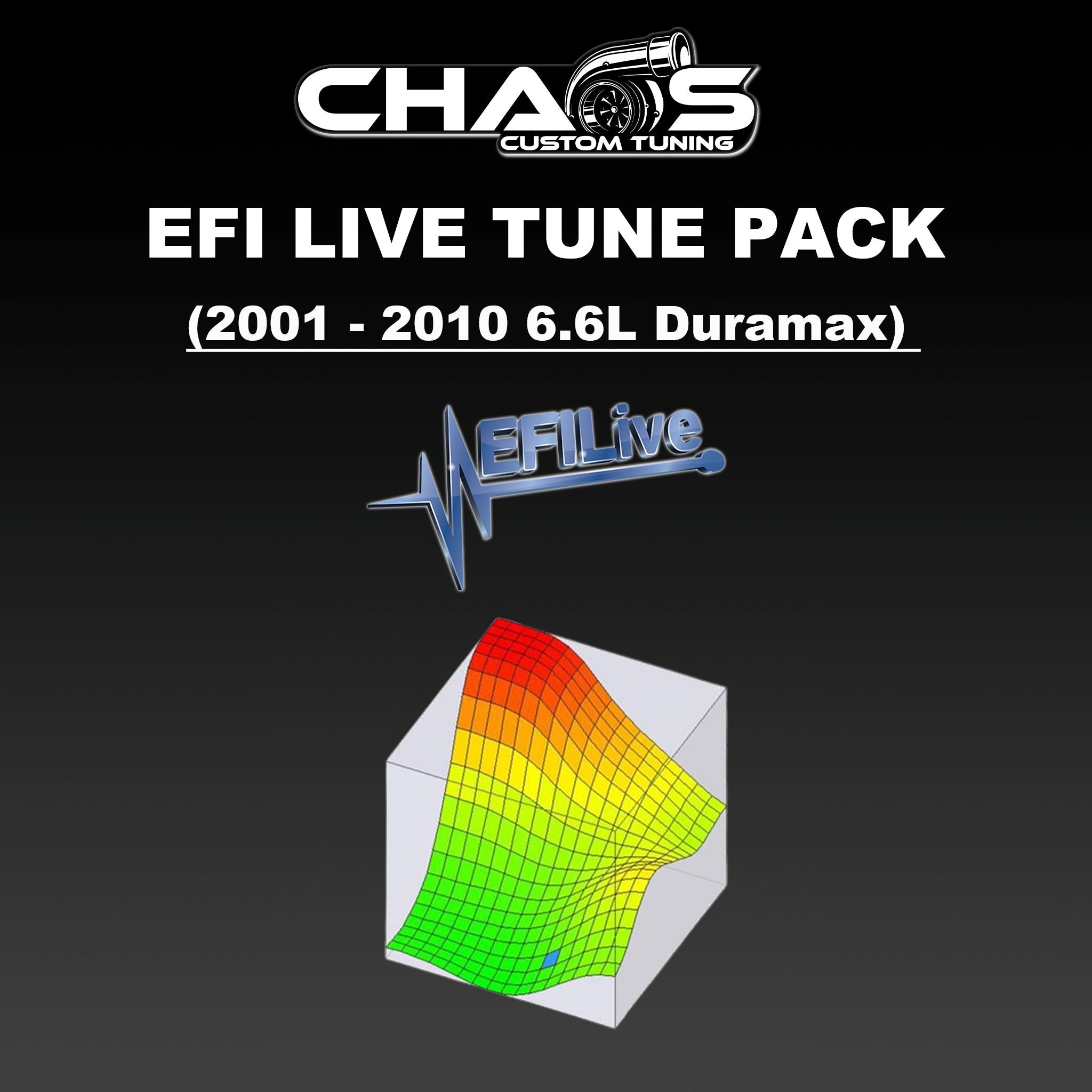 Chaos Custom Tuning EFI Live Tune Files (2001-2010 Duramax LB7/LLY/LBZ/LMM 6.6L) Tune Files Chaos Custom Tuning 