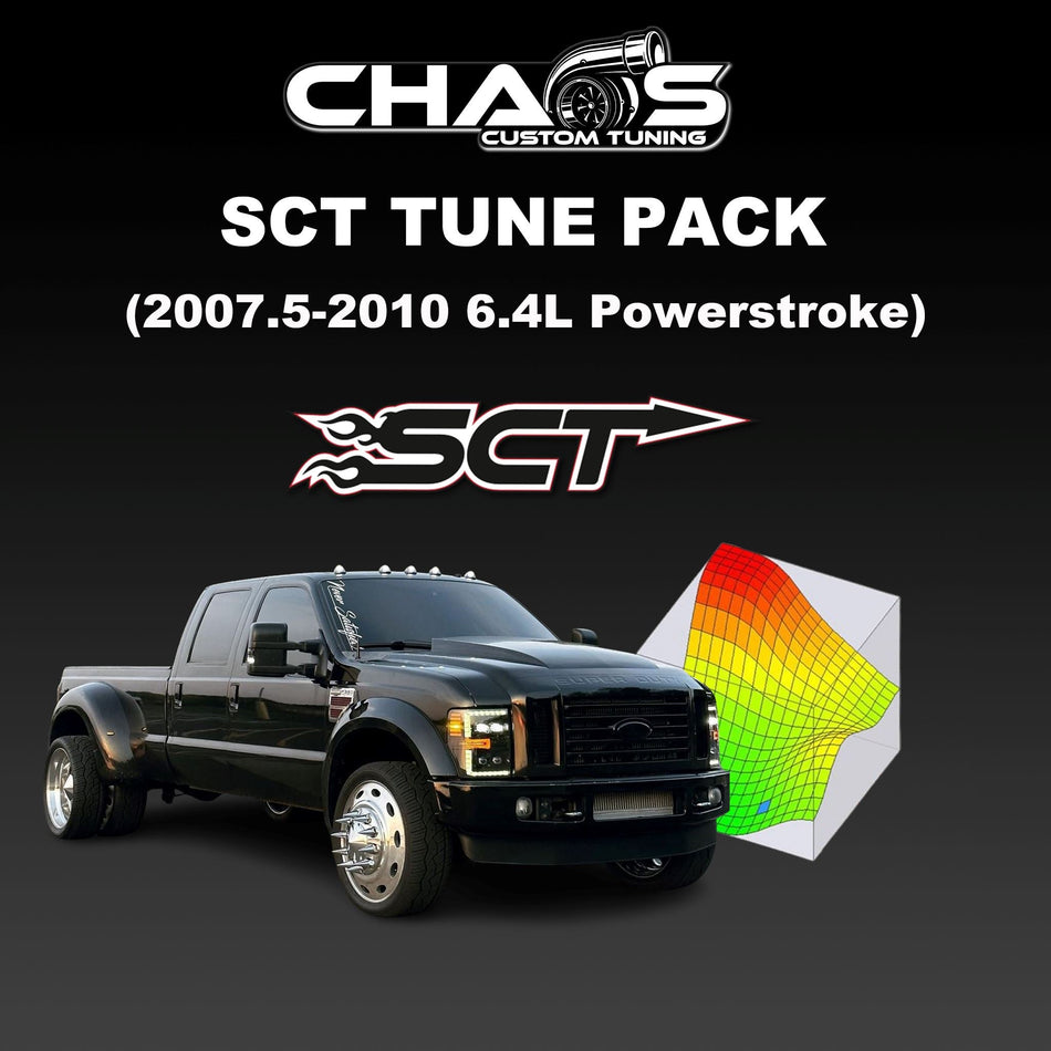 Chaos Custom Tuning SCT Tune Files (2007.5-2010 Powerstroke 6.4L) Tune Files Chaos Custom Tuning 