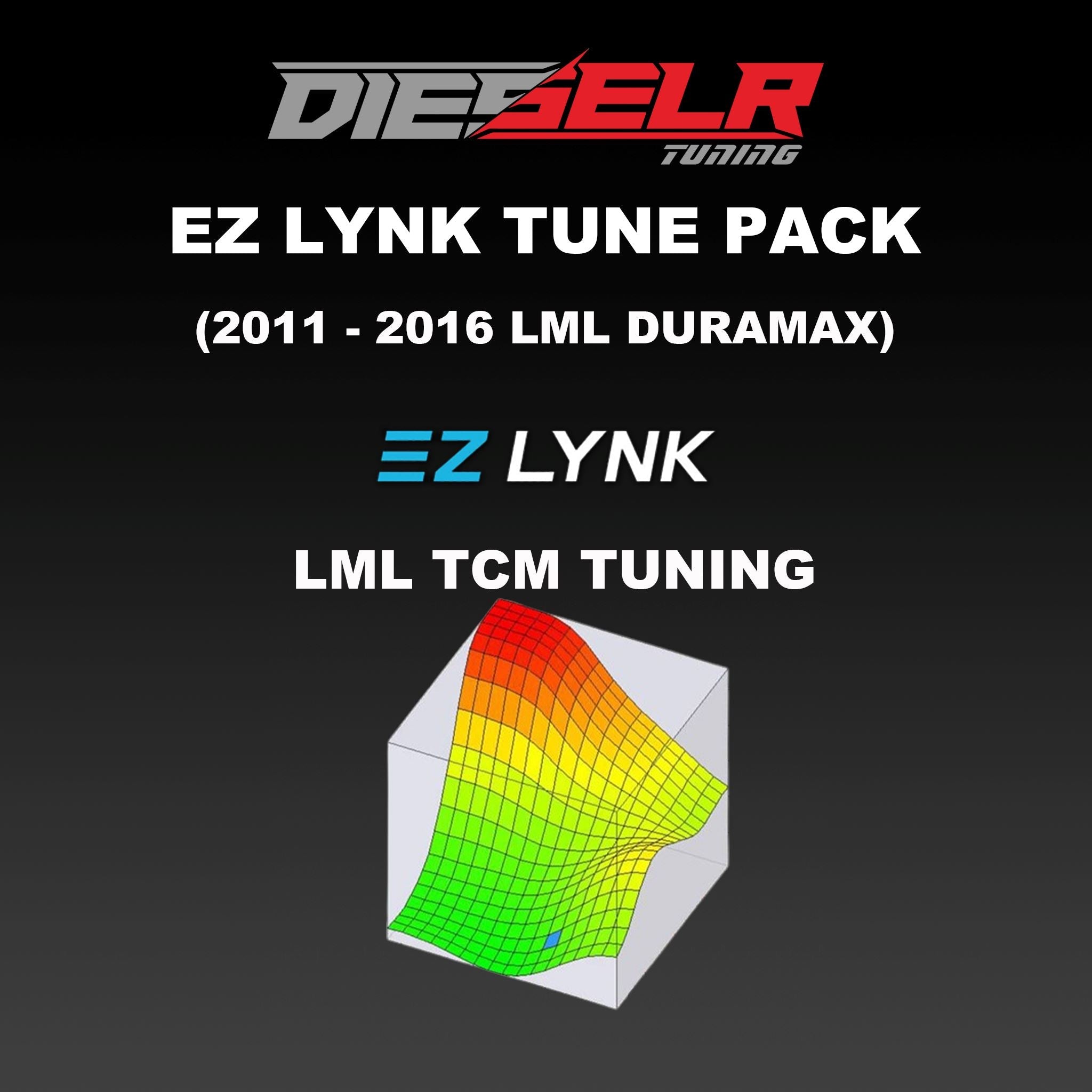 DIESELR EZ Lynk LML TCM Tuning (2011-2016 LML Duramax) Transmission Tune File DIESELR Tuning 