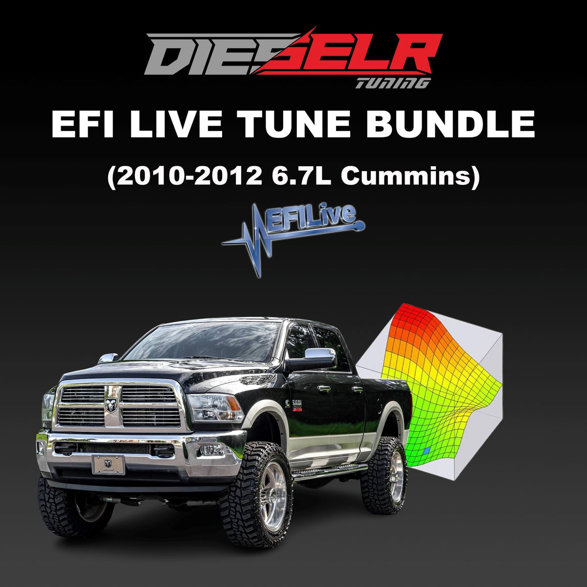 DIESELR EFI Live Tune Files (2010-2012 Cummins 6.7L) Tune Files DIESELR Tuning 