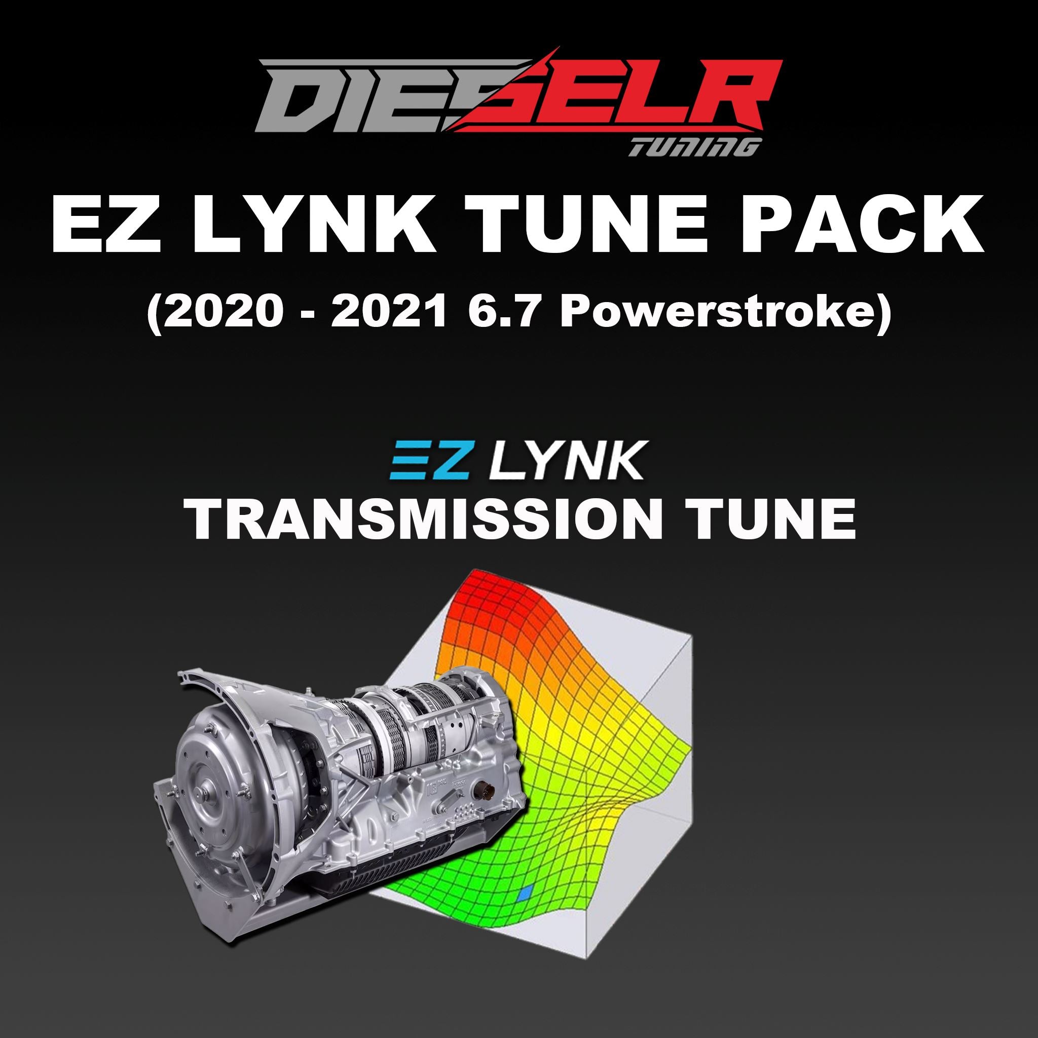 DIESELR EZ Lynk Transmission Tune File (2020-2021 Powerstroke 6.7L) Transmission Tune File DIESELR Tuning 