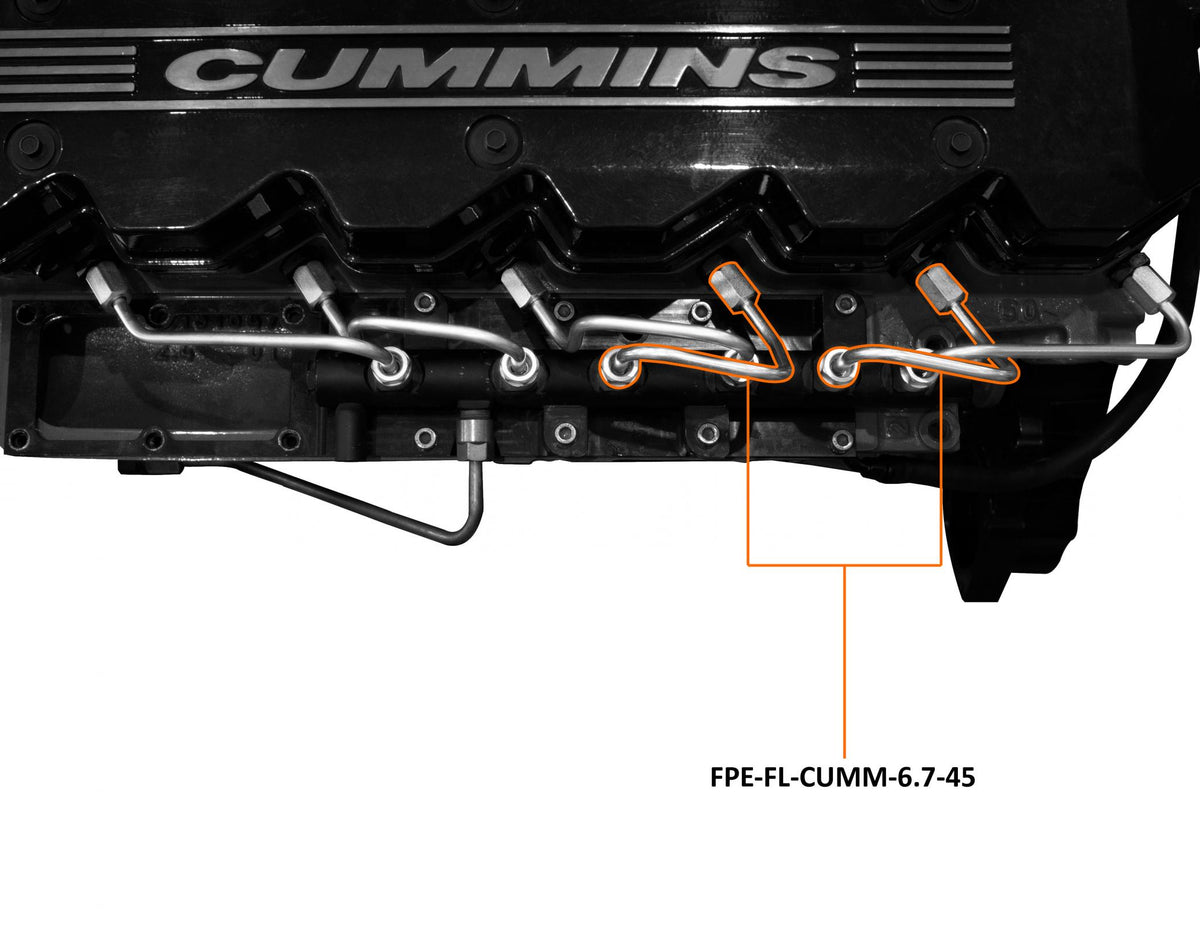 07.5-18 6.7L RAM 2500/3500 Cummins Number 4 and Number 5 Injection Line Fleece Performance