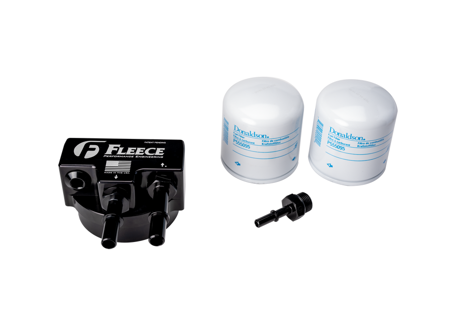 Fleece Performance Engine Mounted Filter Assembly for 6.7L Ford Powerstroke Fleece Performance