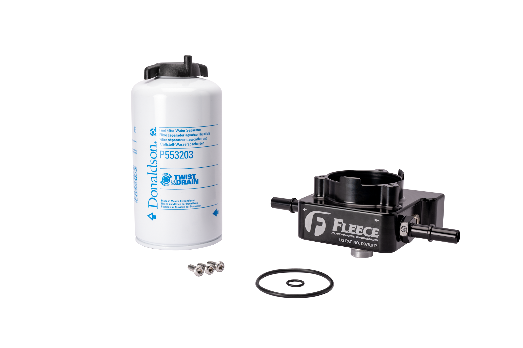 L5P Fuel Filter Upgrade Kit (2017-2019 Short and Long Bed/2020-2024 Long Bed) Fleece Performance