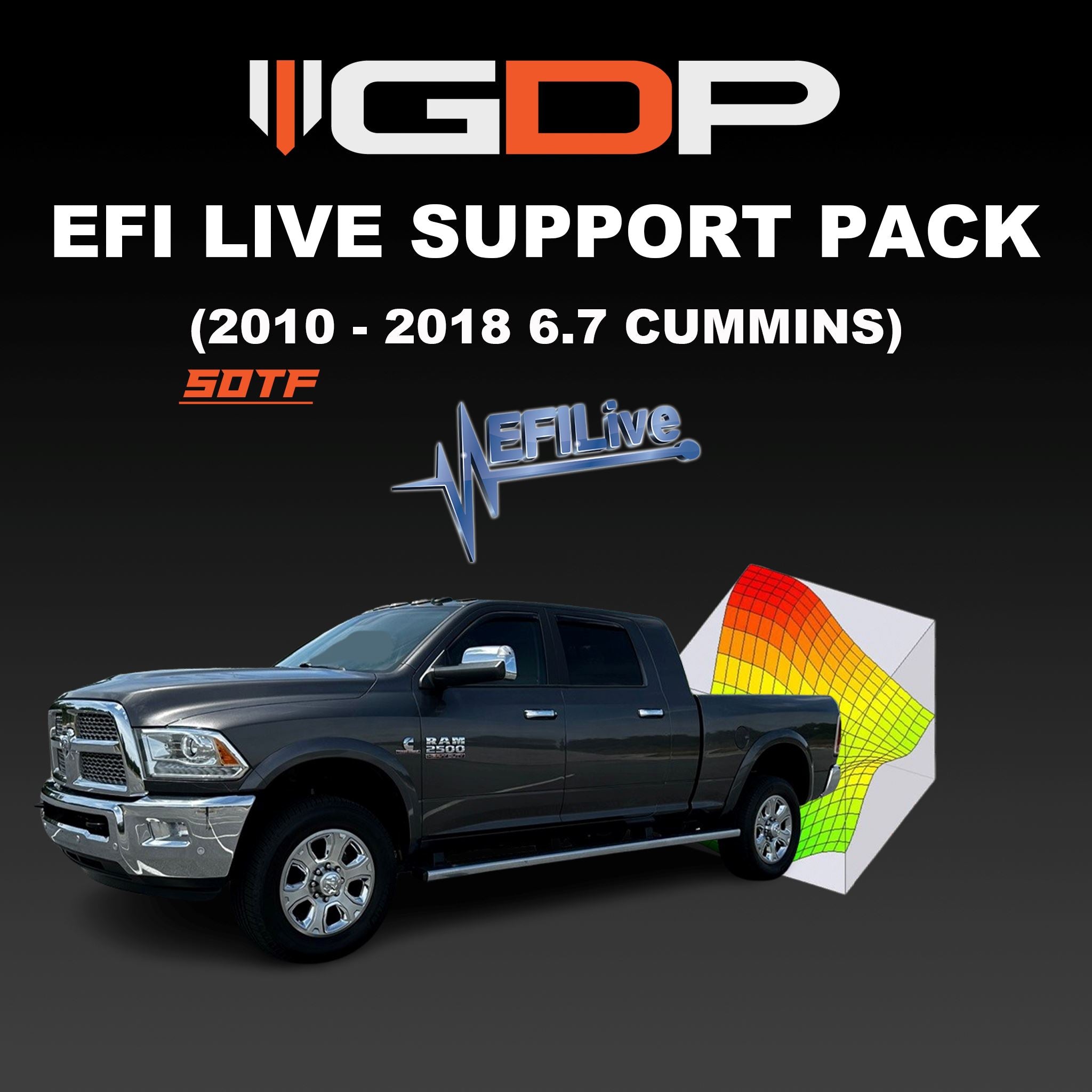 EFI Live GDP SOTF Support Package (2010-2018 6.7L Cummins) GDP Tune Files GDP 