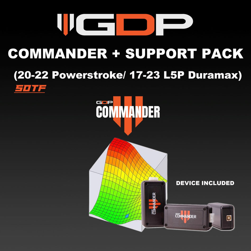 GDP Commander W/GDP SOTF Support Pack (2020+ 6.7L Powerstroke/2017+ Duramax L5P) Tune Package GDP 