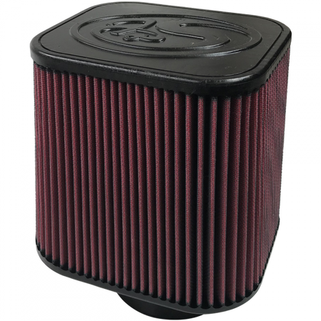 Air Filter For Intake Kits 75-1532, 75-1525 Oiled Cotton Cleanable Red S&B