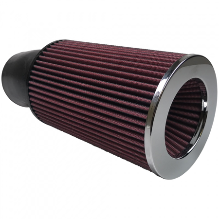 Air Filter For Intake Kits 75-3025-1,75-3017-2 Oiled Cotton Cleanable Red S&B