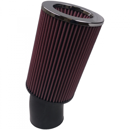 Air Filter For Intake Kits 75-3025-1,75-3017-2 Oiled Cotton Cleanable Red S&B