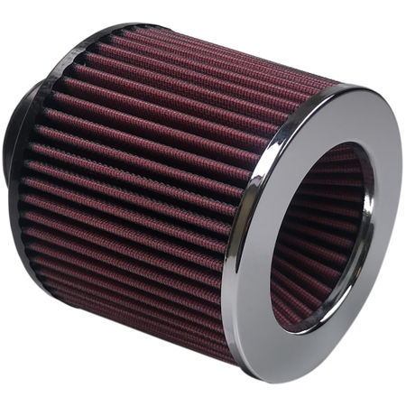 Air Filter For Intake Kits 75-1515-1,75-9015-1 Oiled Cotton Cleanable Red S&B