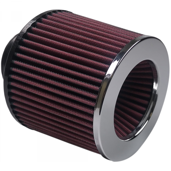 Air Filter For Intake Kits 75-1515-1,75-9015-1 Oiled Cotton Cleanable Red S&B