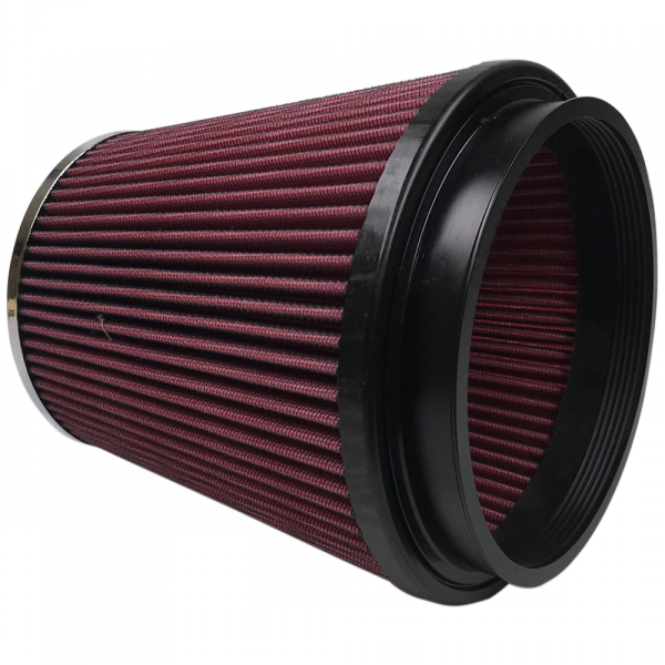 Air Filter For Intake Kits 75-2557 Oiled Cotton Cleanable 6 Inch Red S&B