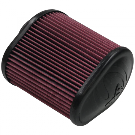 Air Filter For Intake Kits 75-5104,75-5053 Oiled Cotton Cleanable Red S&B