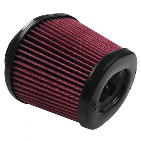 Air Filter For Intake Kits 75-5105,75-5054 Oiled Cotton Cleanable Red S&B