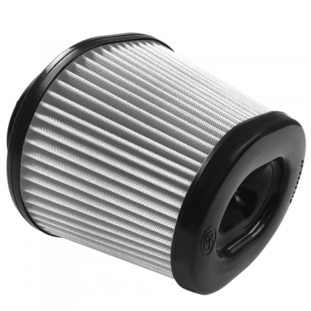 Air Filter For Intake Kits 75-5105,75-5054 Dry Extendable White S&B