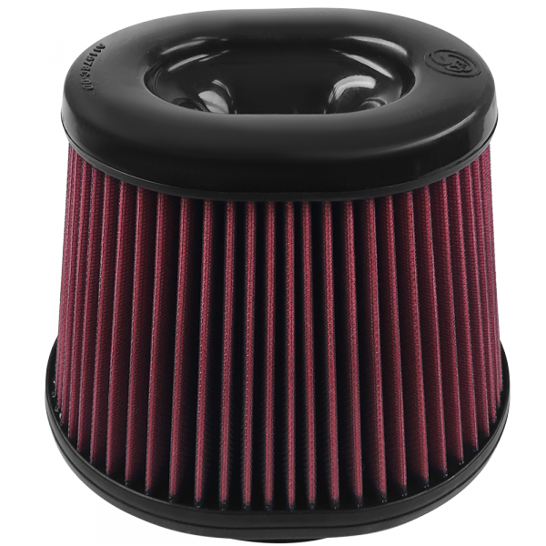 Air Filter For Intake Kits 75-5105,75-5054 Oiled Cotton Cleanable Red S&B