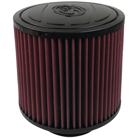 Air Filter For Intake Kits 75-5061,75-5059 Oiled Cotton Cleanable Red S&B