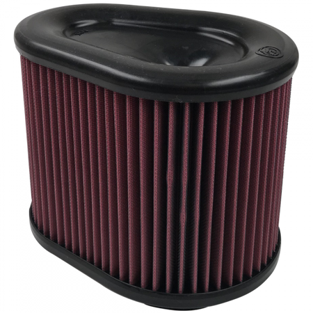 Air Filter For Intake Kits 75-5074 Oiled Cotton Cleanable Red S&B