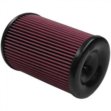 Air Filter For Intake Kits 75-5085,75-5082,75-5103 Oiled Cotton Cleanable Red S&B