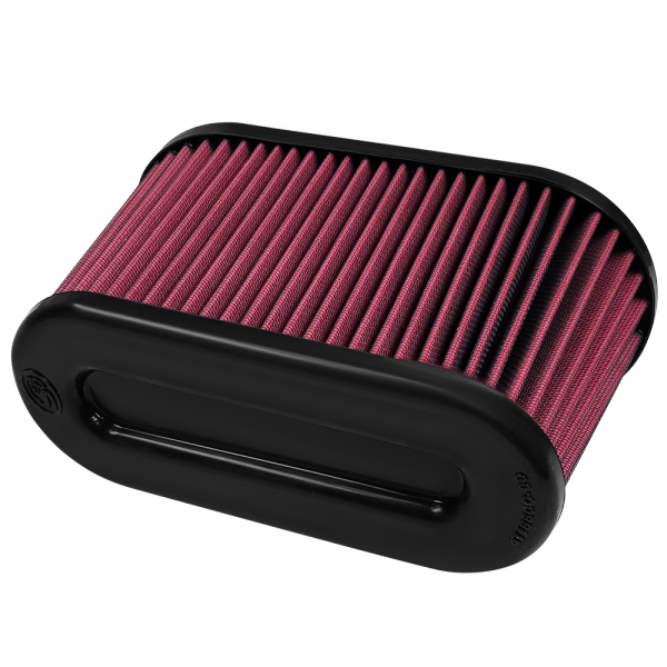 Air Filter For Intake Kits 75-5107 Oiled Cotton Cleanable Red S&B