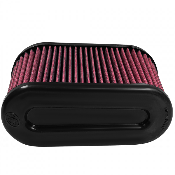 Air Filter For Intake Kits 75-5107 Oiled Cotton Cleanable Red S&B