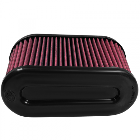 Air Filter For Intake Kits 75-5107 Oiled Cotton Cleanable Red S&B