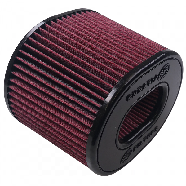 Air Filter For Intake Kits 75-5021 Oiled Cotton Cleanable Red S&B