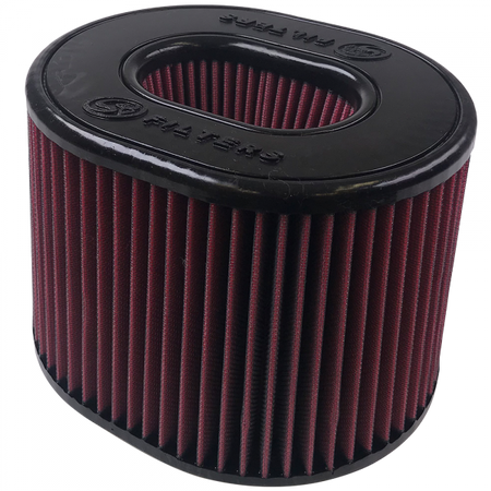 Air Filter For Intake Kits 75-5021 Oiled Cotton Cleanable Red S&B