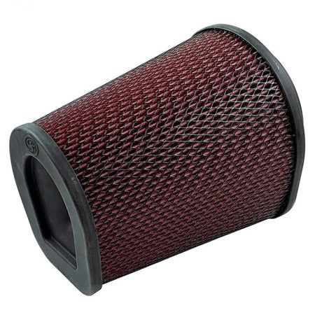 Air Filter For Intake Kits 75-6000,75-6001 Oiled Cotton Cleanable Red S&B