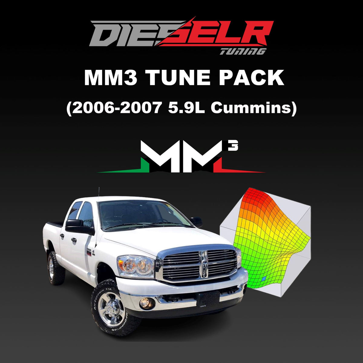 MM3 Tune Pack (2006-2007 Cummins 5.9L) MM3 Tune Files DIESELR Tuning 