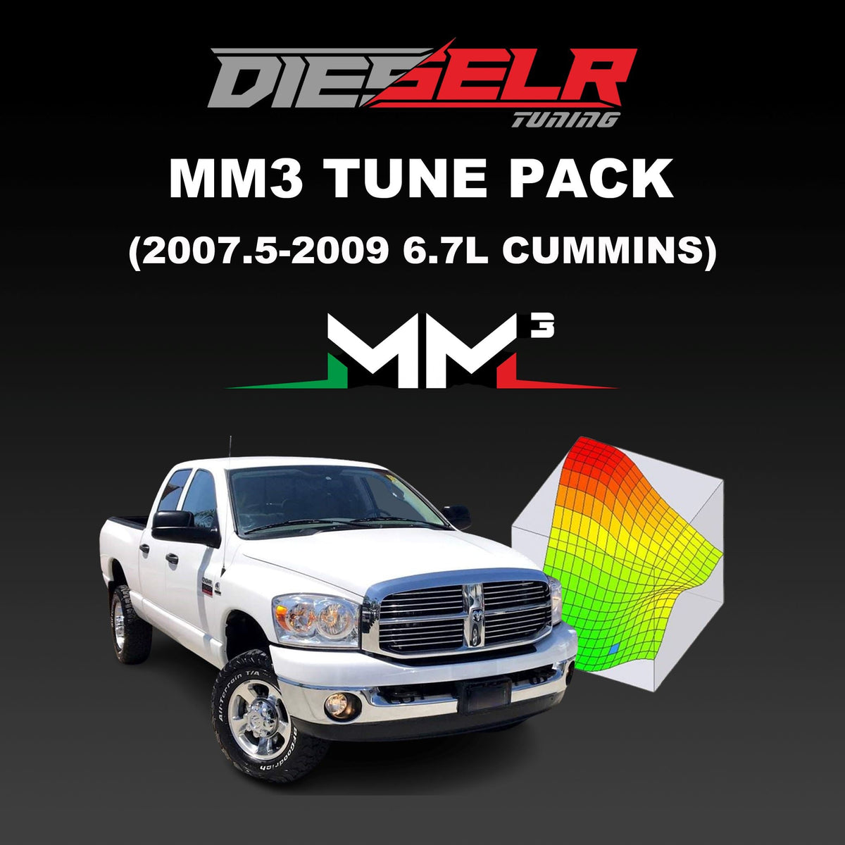 DIESELR MM3 Tune Files (2007.5-2009 Cummins 6.7L) MM3 Tune Files DIESELR Tuning 