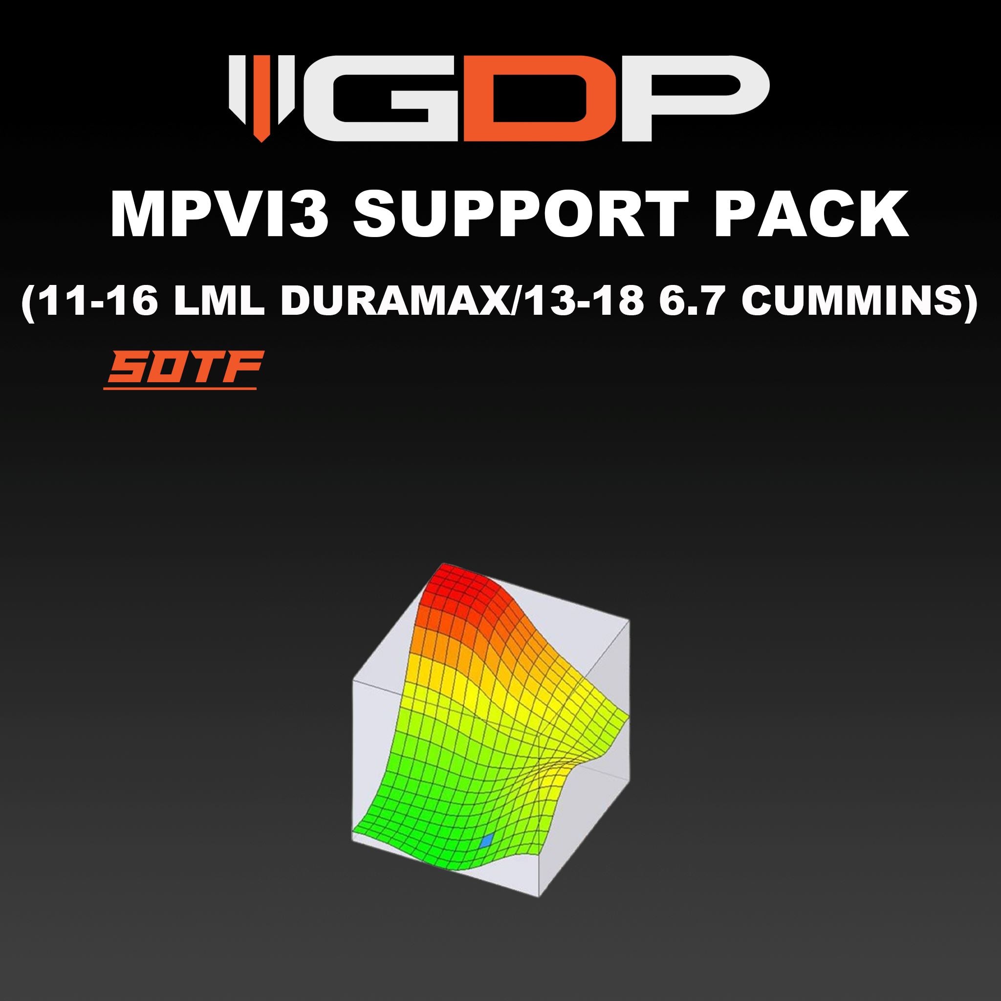 GDP MPVI3 Support Pack - SOTF (11-16 GM 6.6L Duramax/13-18 Dodge 6.7L Cummins) GDP Tune Files GDP 