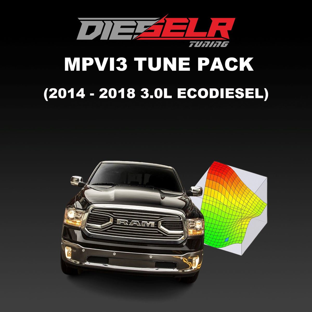 DIESELR MPVI3 Tune Files (2014-2018 Eco Diesel 3.0L) Tune Files DIESELR Tuning 