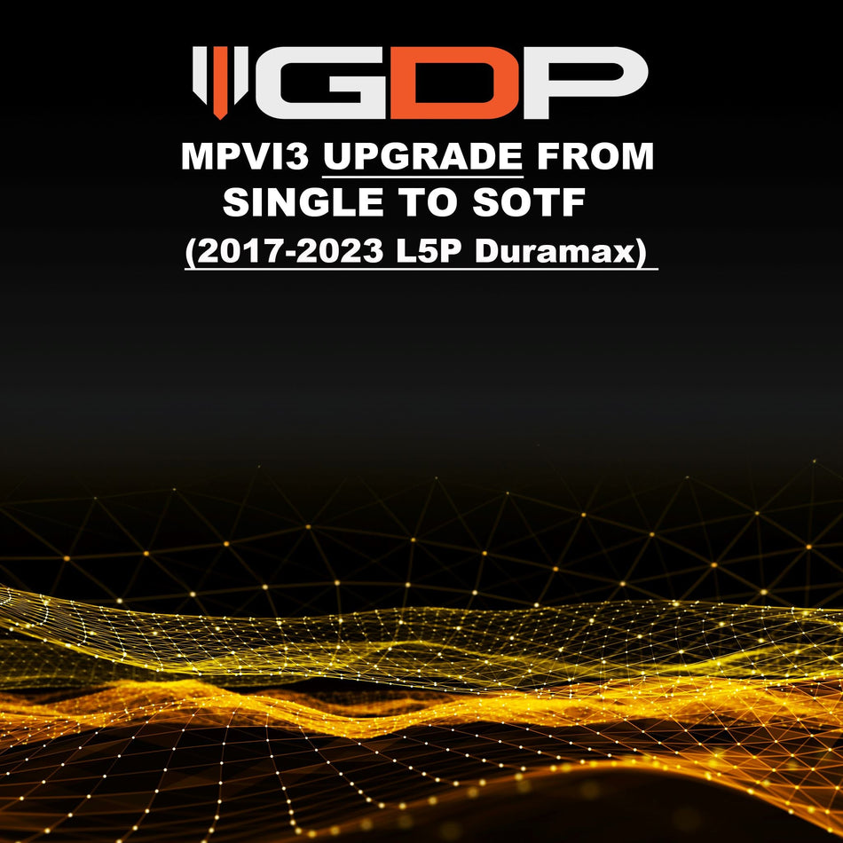 GDP MPVI3 UPGRADE from "Single tune" TO "Multi-tune or SOTF" (17-23 GM Duramax L5P 2500/3500) GDP Tune Files GDP 