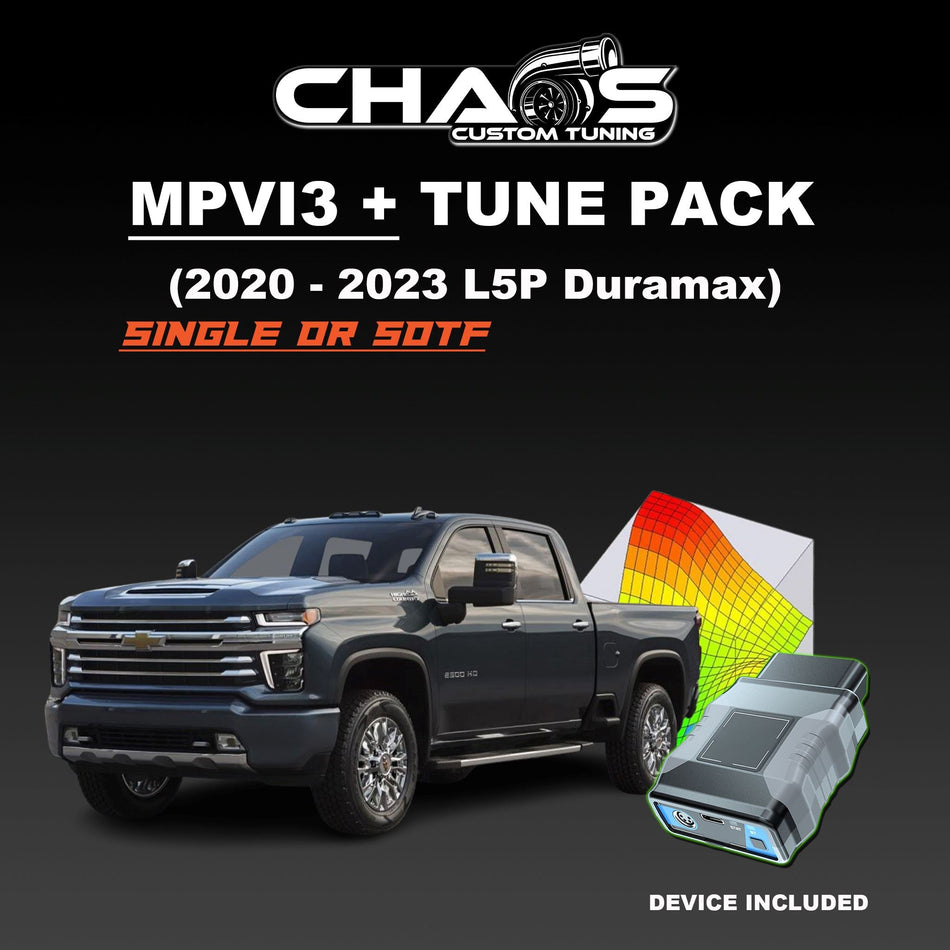 MPVI3 with CCT Tune Files (2020-2023 Duramax L5P 6.6L) Tune Files Chaos Custom Tuning 