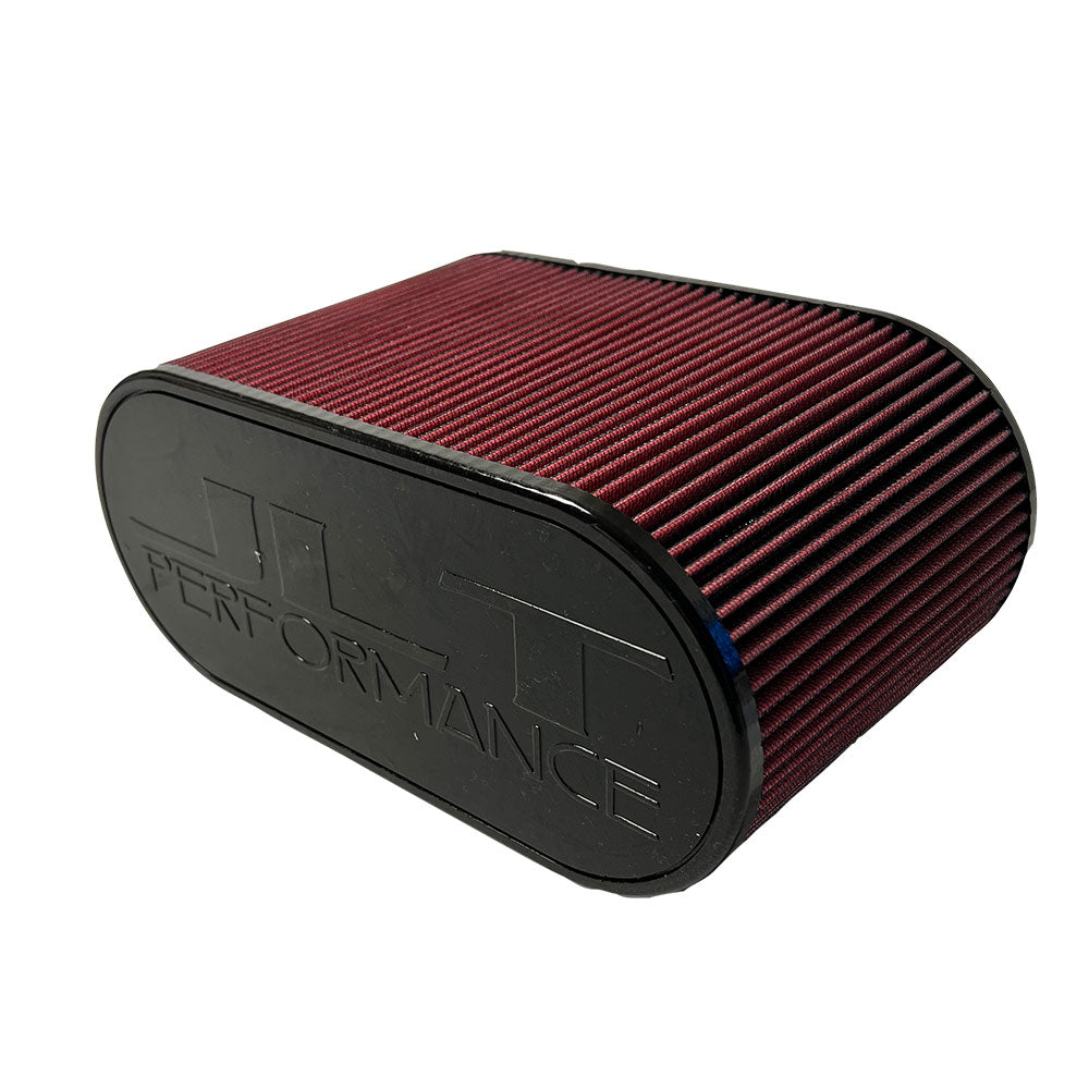 S & B Air Filter 4x12 Inch Oval - Red Oil 